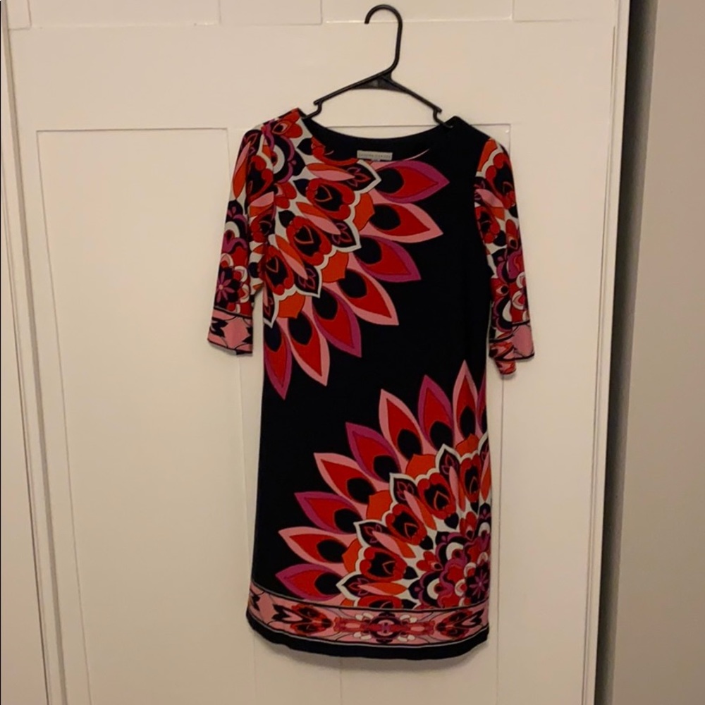 8 Petite Sandra Darren Floral Dress